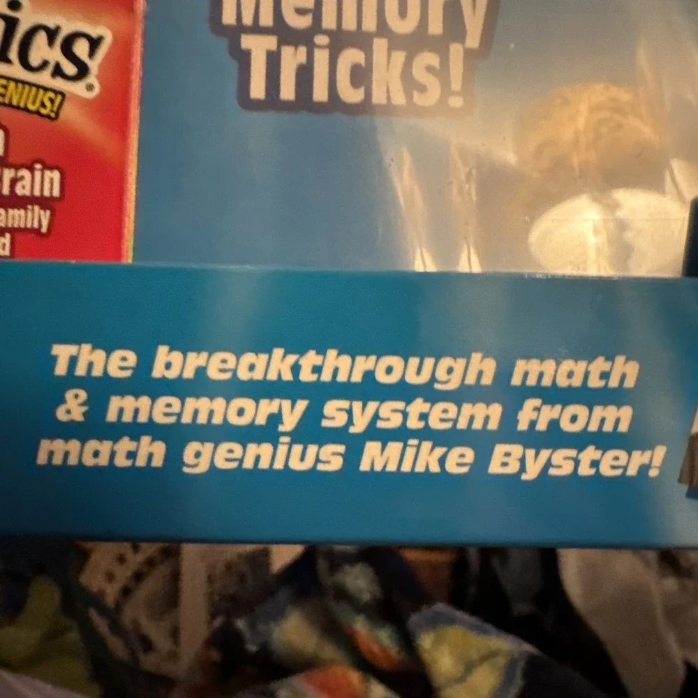 BRAINETICS Fun Genius DVD Math & More Cool Memory Tricks AGES 9-99 NIP‎